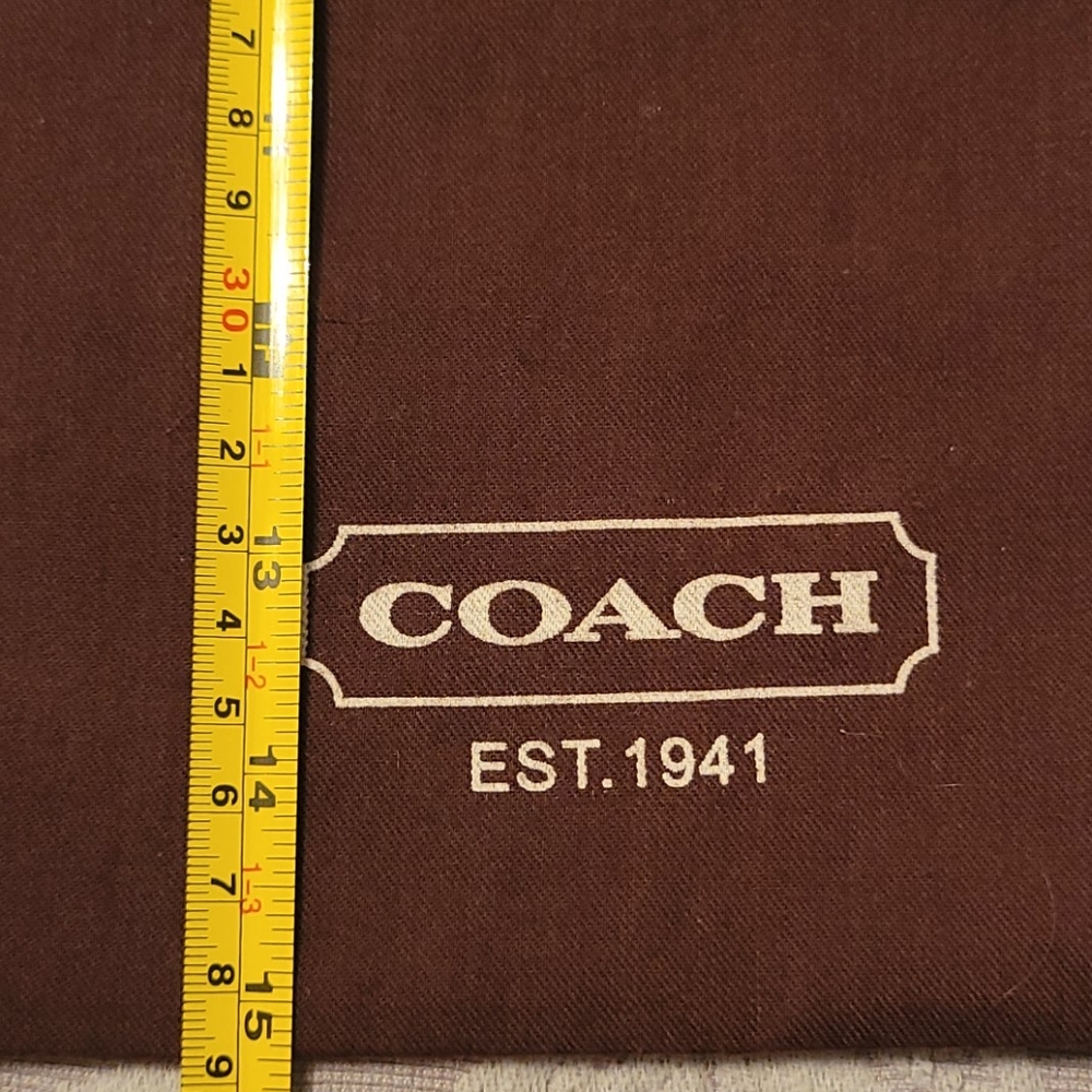 Authentic Large Coach Dust Bag